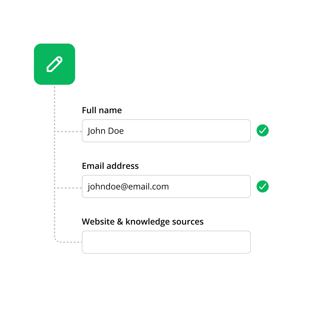 Reichen Sie Ihre Anfrage über das Formular ein