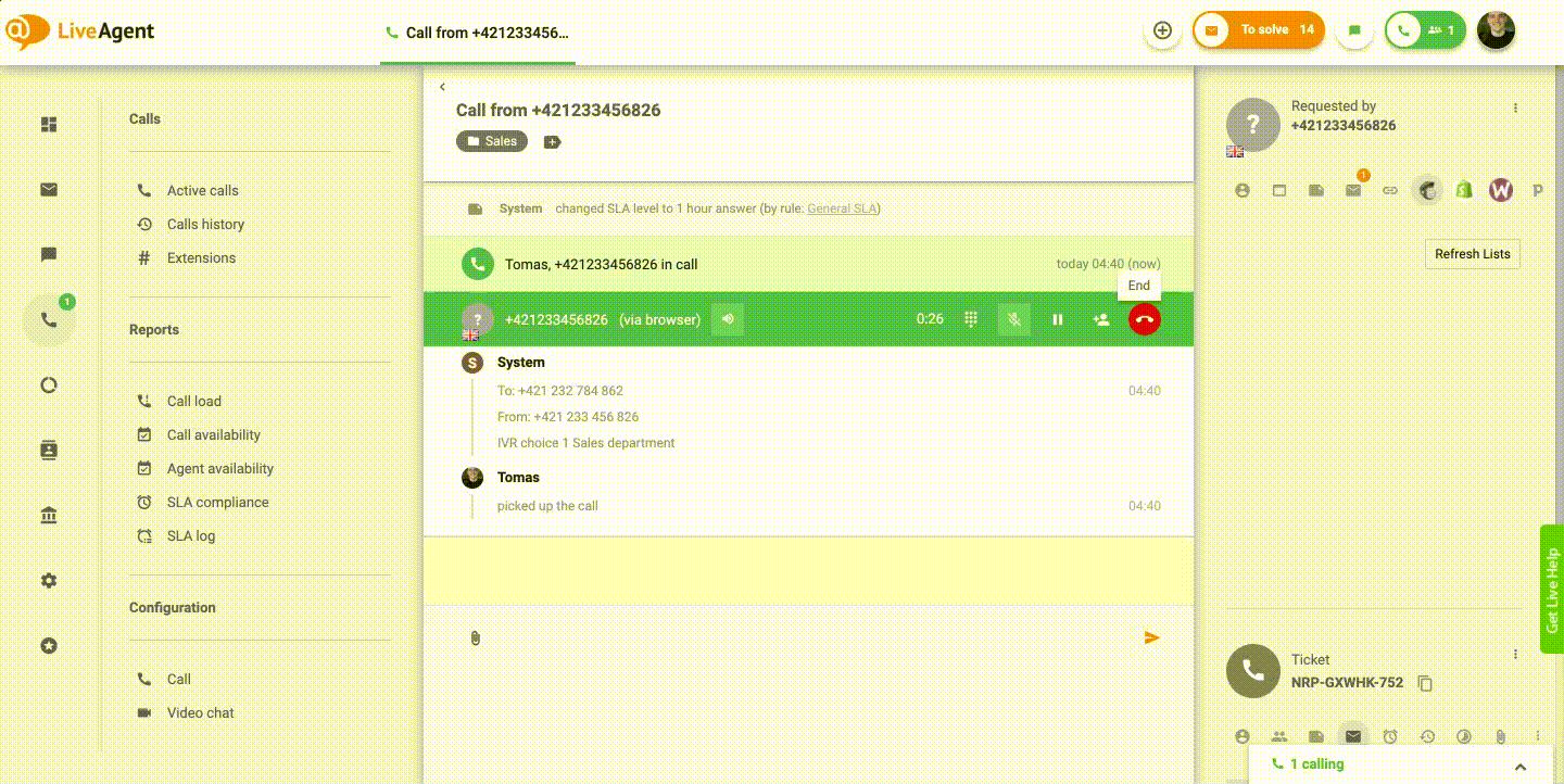 automatisierter Kundenservice-Rückruf