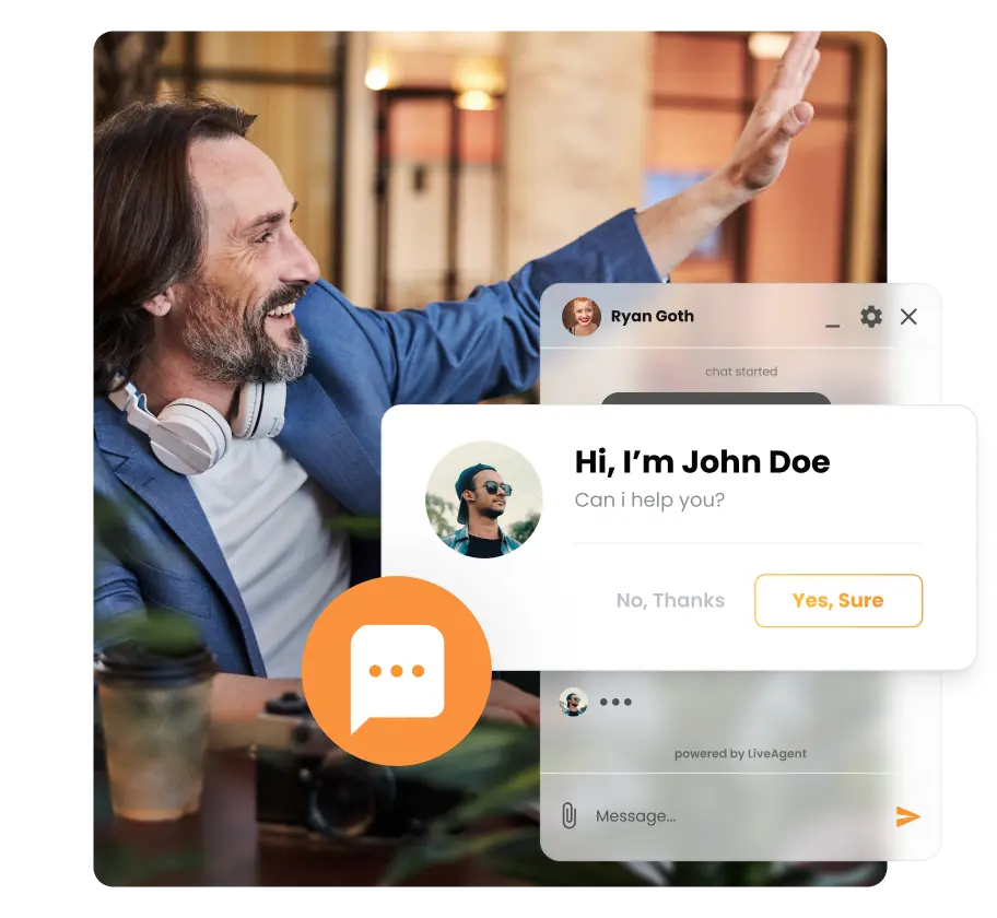 Proaktive Chat-Einladungen
