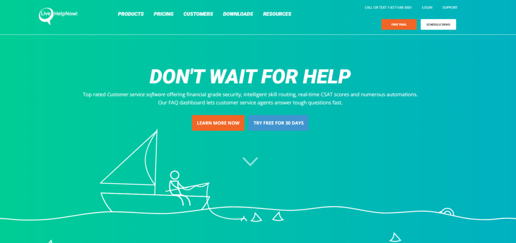 LiveHelpNow Startseite