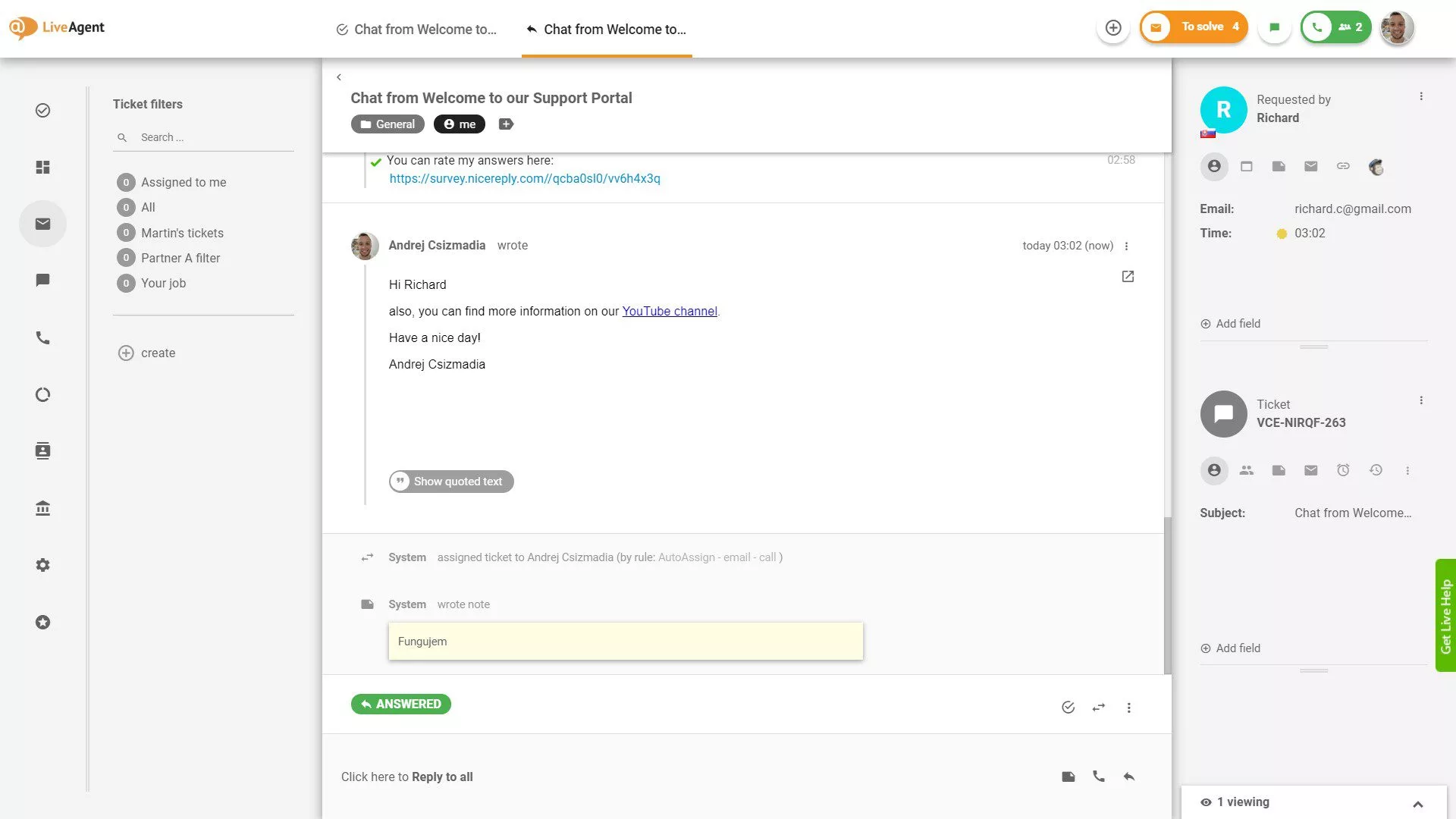 E-Mail ist ein wesentliches Tool für Vertrieb und Support