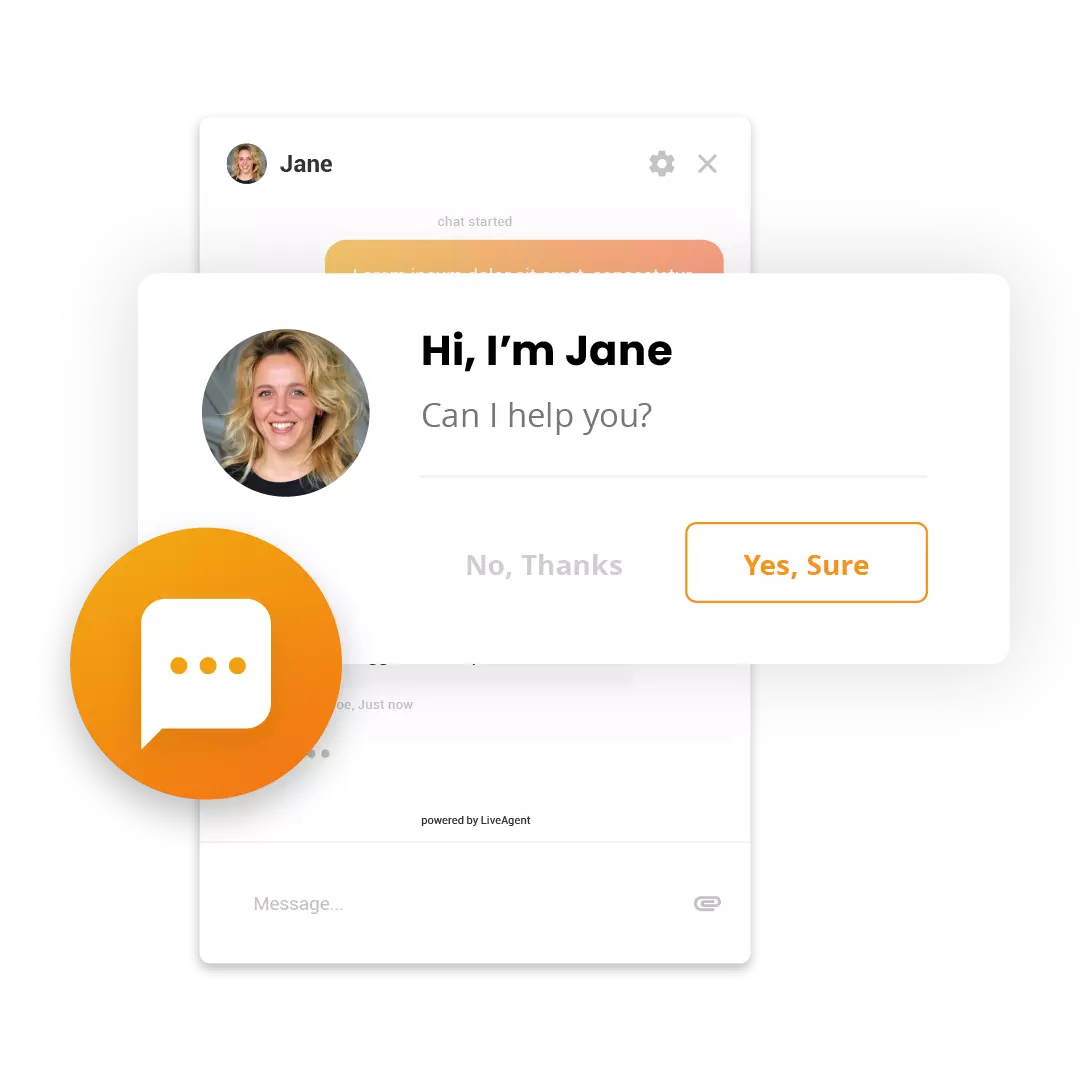 LiveAgent proaktive Chat-Einladung