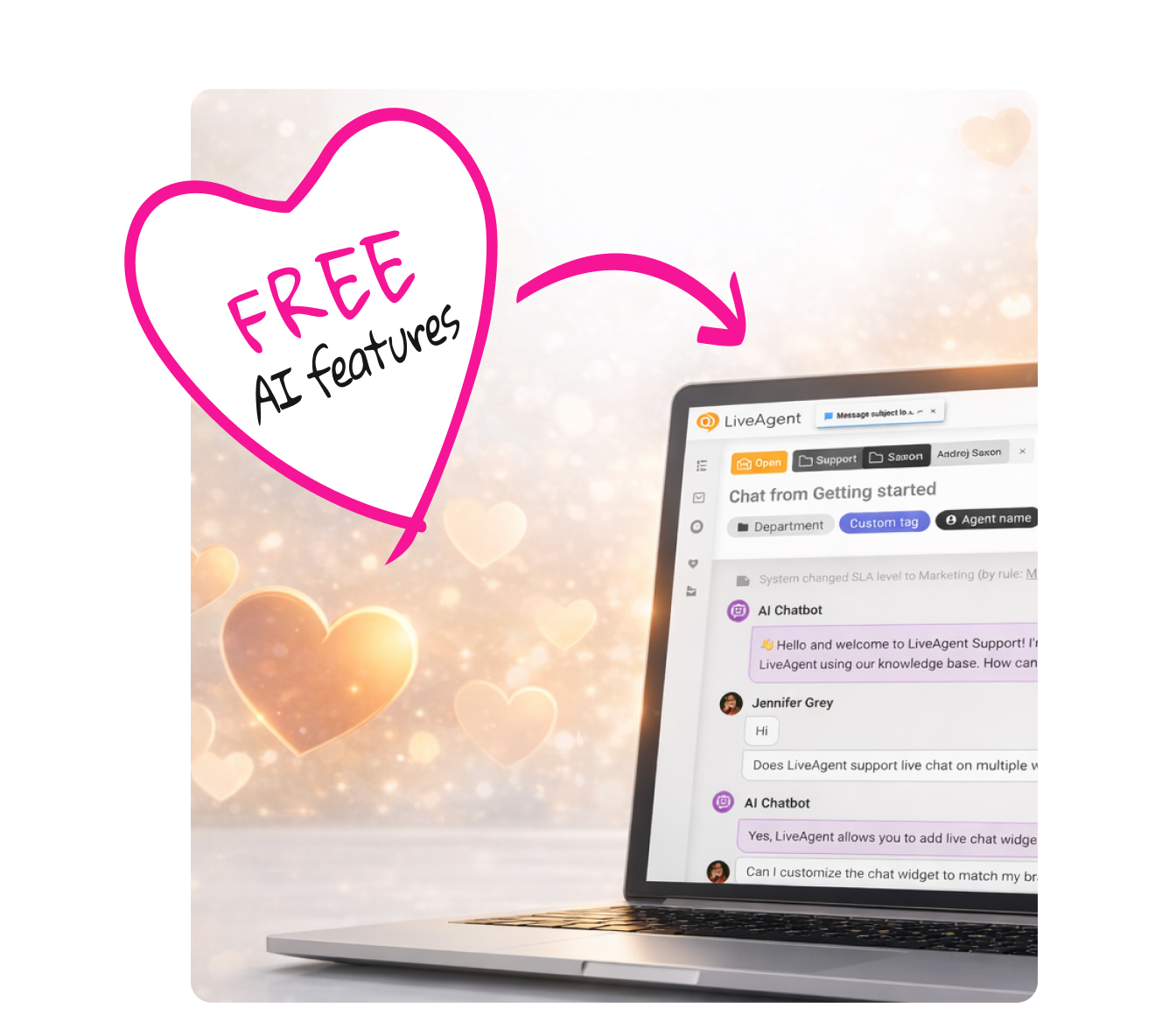 LiveAgent Valentinstag-Angebot