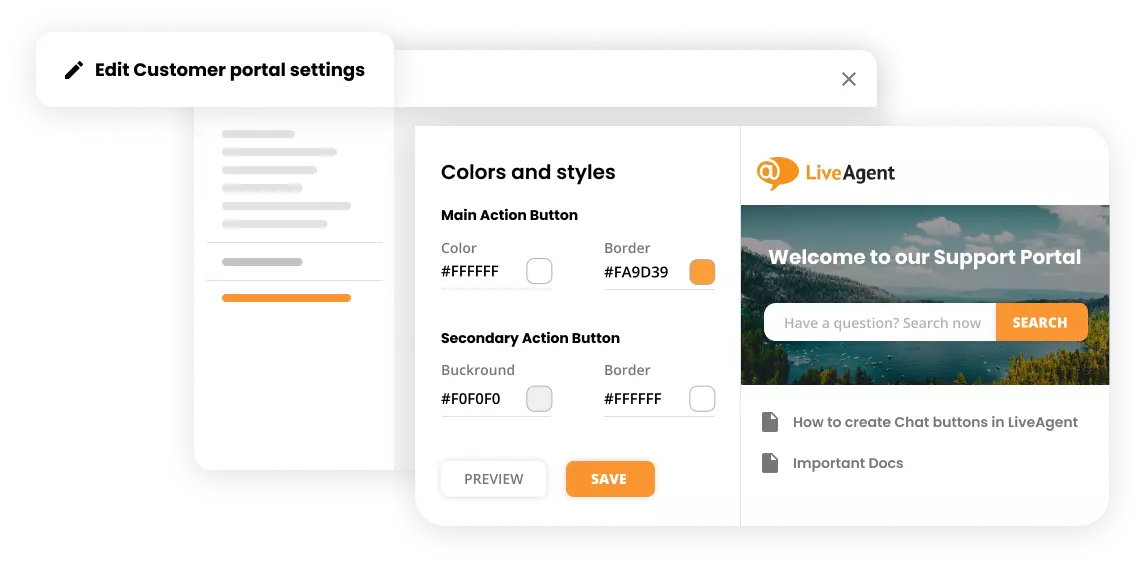 Ein leistungsstarkes Kundenserviceportal, das Sie selbst erstellen