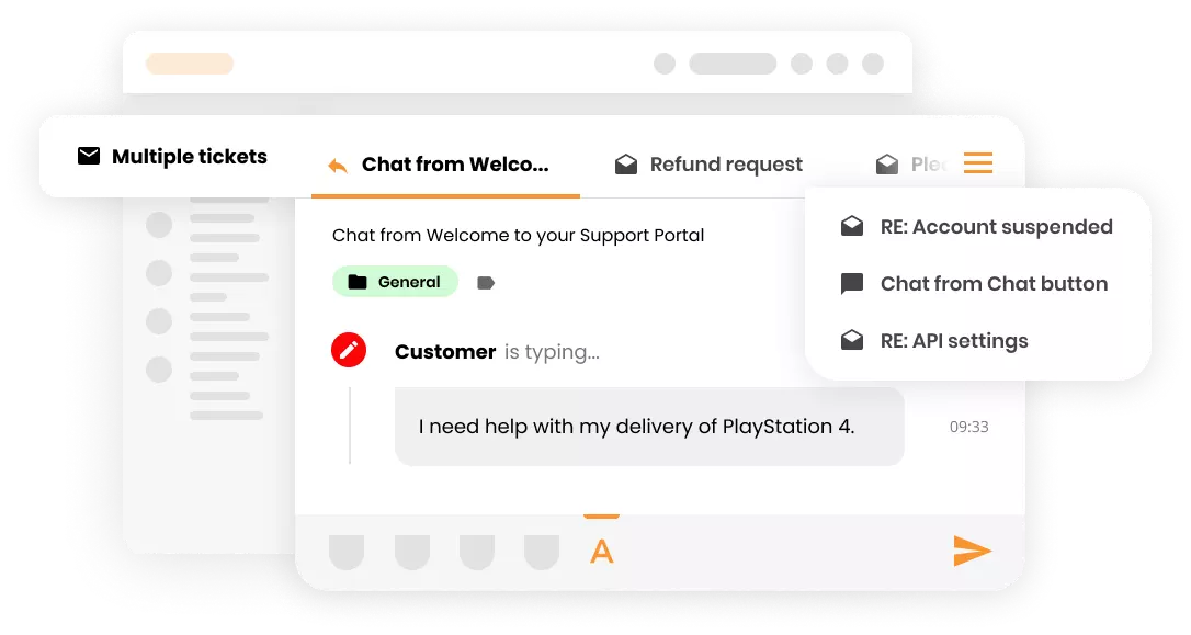LiveAgent Help Desk Software mit mehreren Tickets