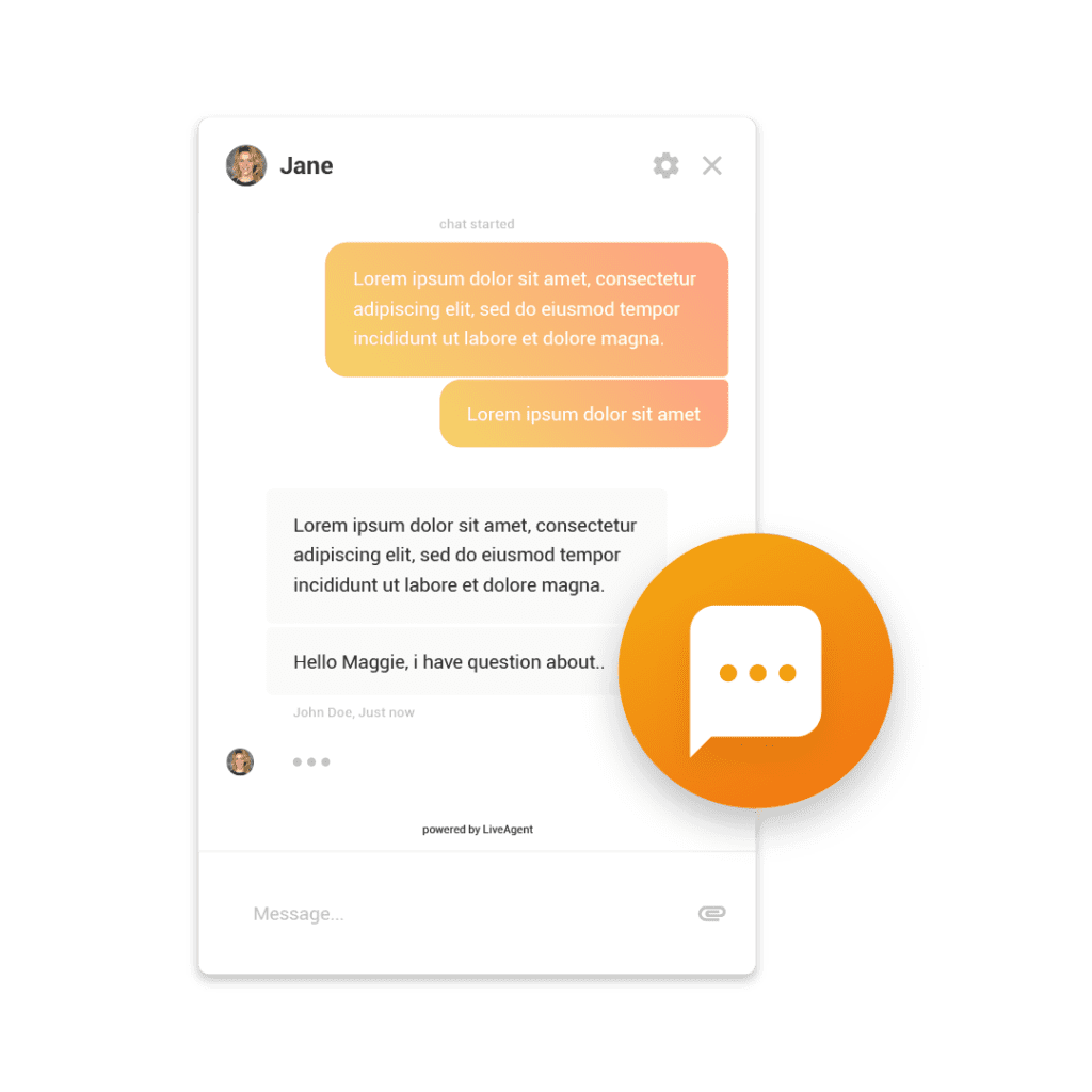 Chat-Button-Galerie LiveAgent