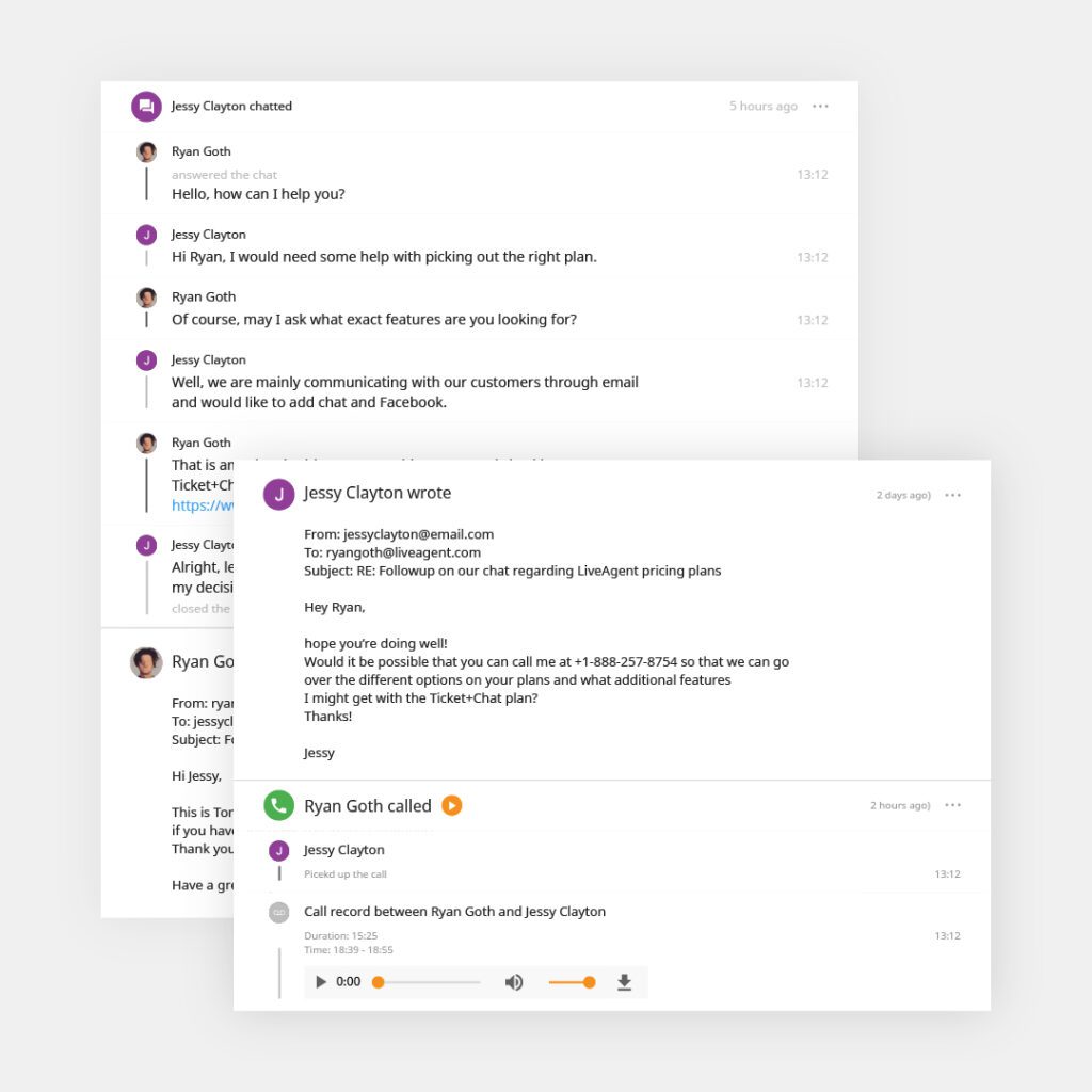 LiveAgent Ticket-Beispiel