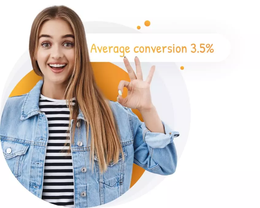 hohe Conversion-Rate