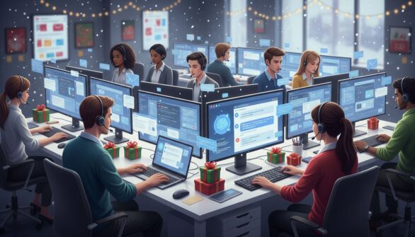 So verwalten Sie den Dezember-Feiertagssupport-Ansturm: intelligente Strategien für E-Commerce