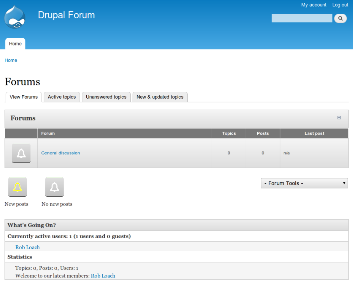 Drupal-Forumssoftware-Schnittstelle