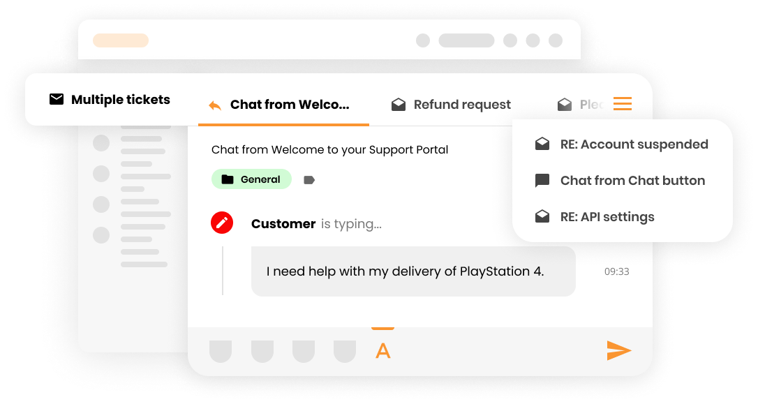 Mehrere Tickets-Funktion in Help-Desk-Ticketing-System - LiveAgent