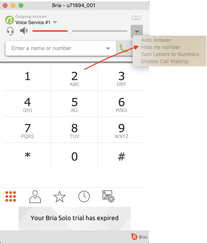 Bria kostenlose Softphone-Funktionen