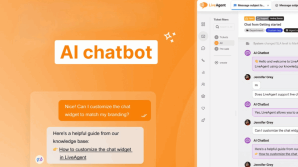 Wie LiveAgent 75% der Chat-Interaktionen über den KI-Chatbot gelöst hat
