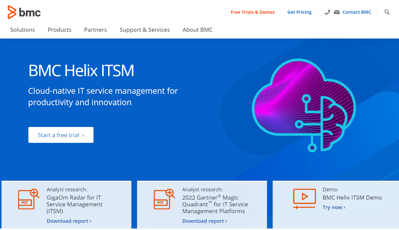 BMC Helix ITSM-Startseite - Spiceworks-Alternative für IT-Service-Management und Produktivität