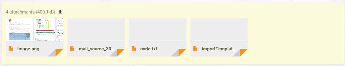 Massendownload von Anhängen