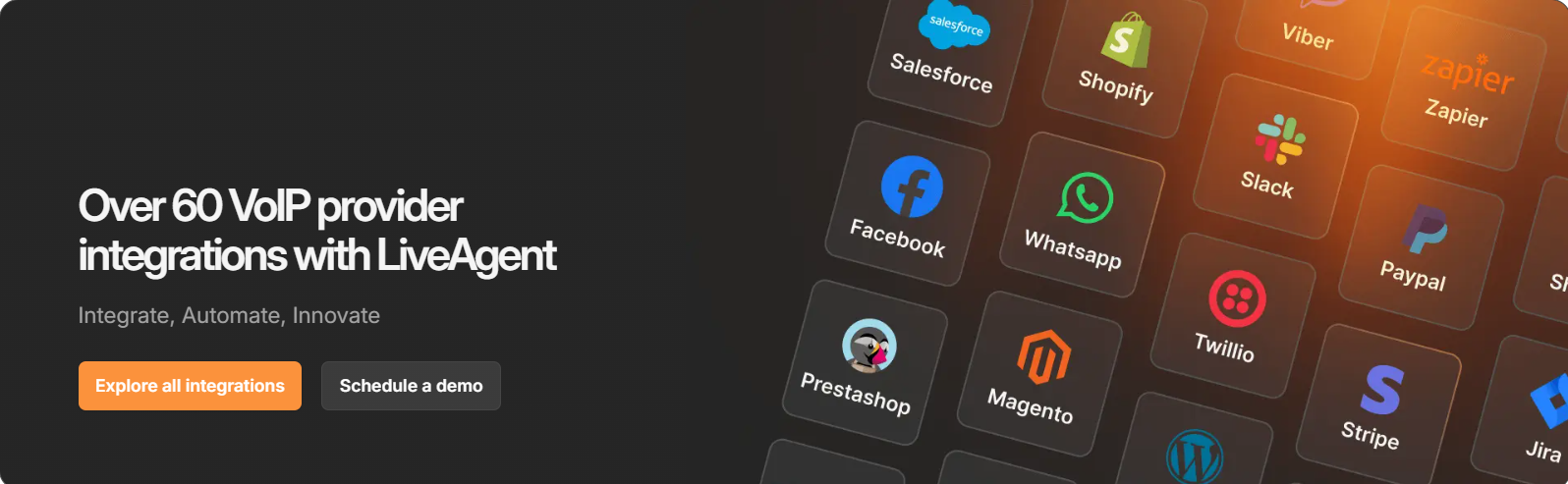 VoIP-Telefonnummern-Konfiguration in LiveAgent Call-Center-Einstellungen