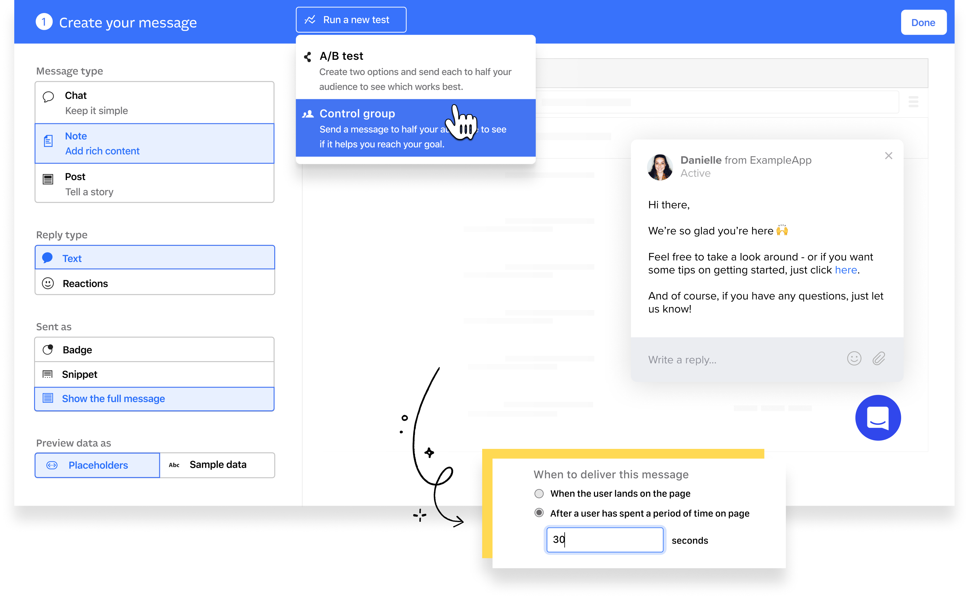 Intercom laufender Live Chat