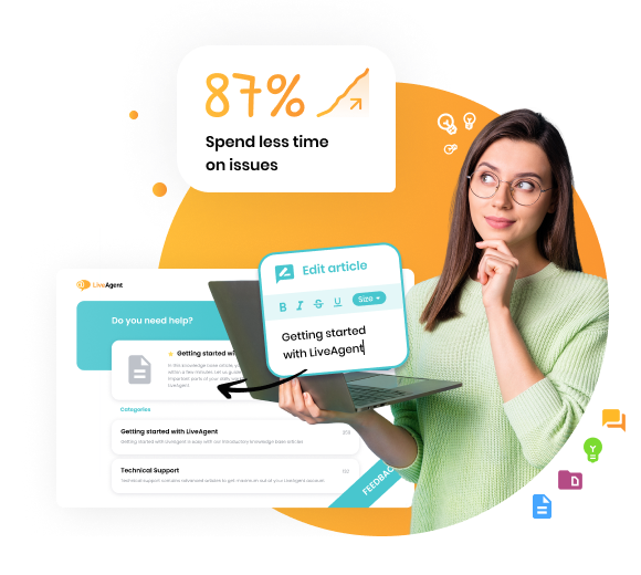 Zeit sparen mit LiveAgent