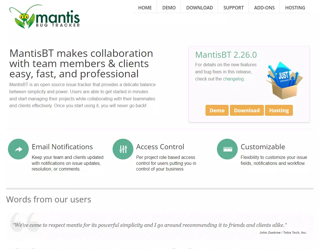 MantisBT, ein Open Source Bug-Tracking-System für Teamzusammenarbeit