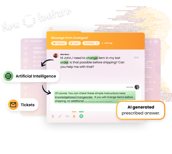 LiveAgents KI-Whisper-Assistent