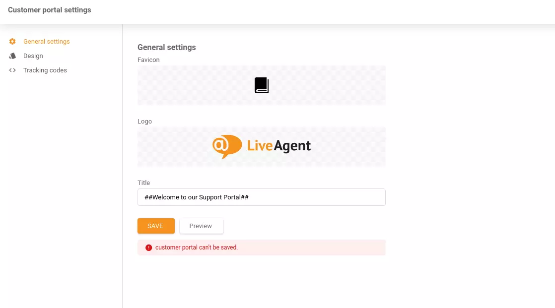 Nicht funktionierende Speichern-Schaltfläche in LiveAgent-App