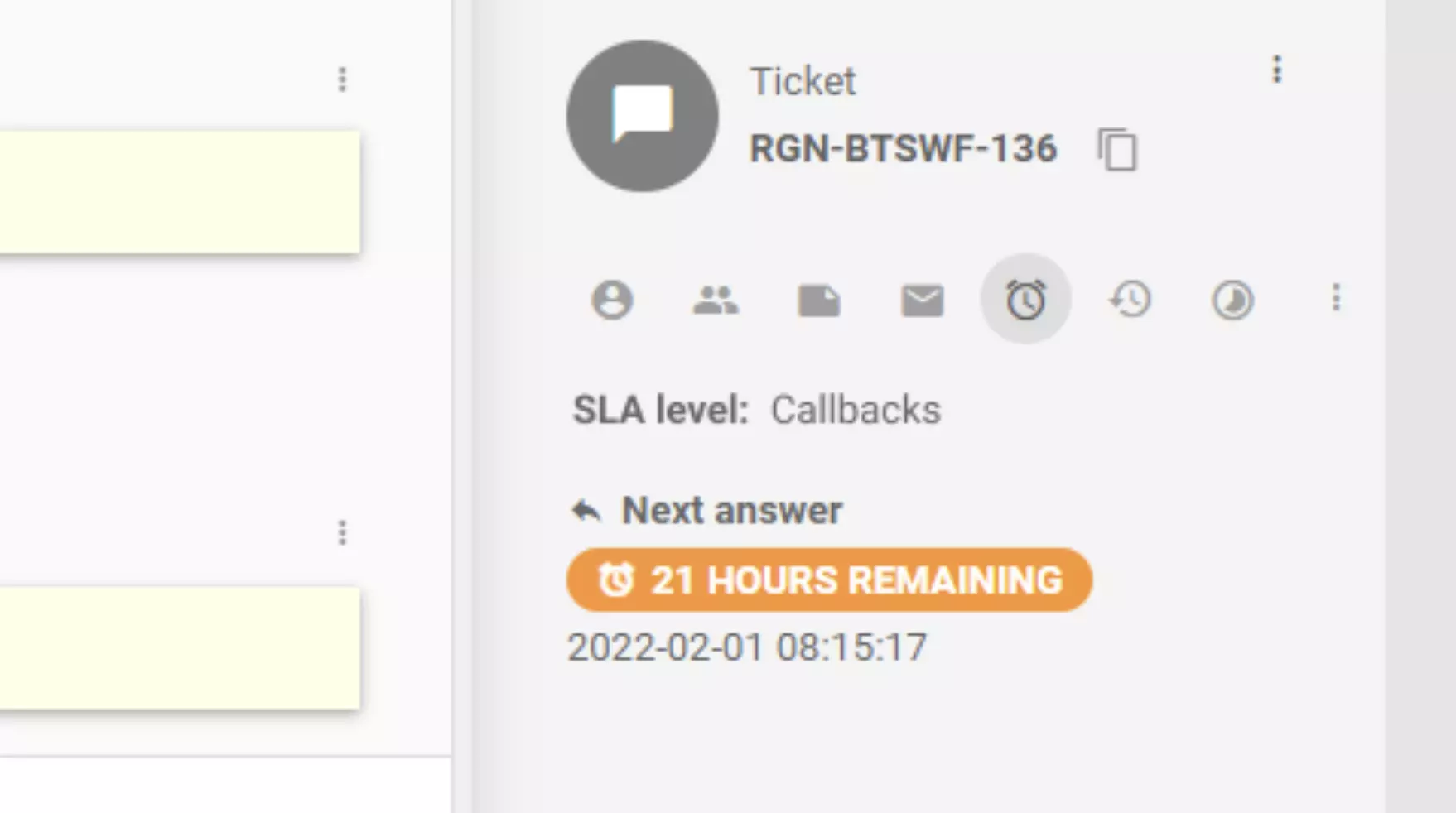 SLA-Level-Update in LiveAgent