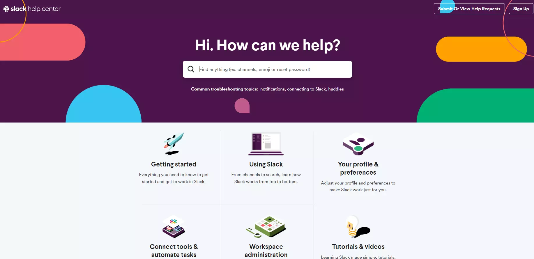 Slack - Web-Hilfecenter