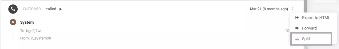 Aufteilen eines einzelnen E-Mail-Threads in mehrere E-Mails, um Verwirrung und Unordnung zu vermeiden