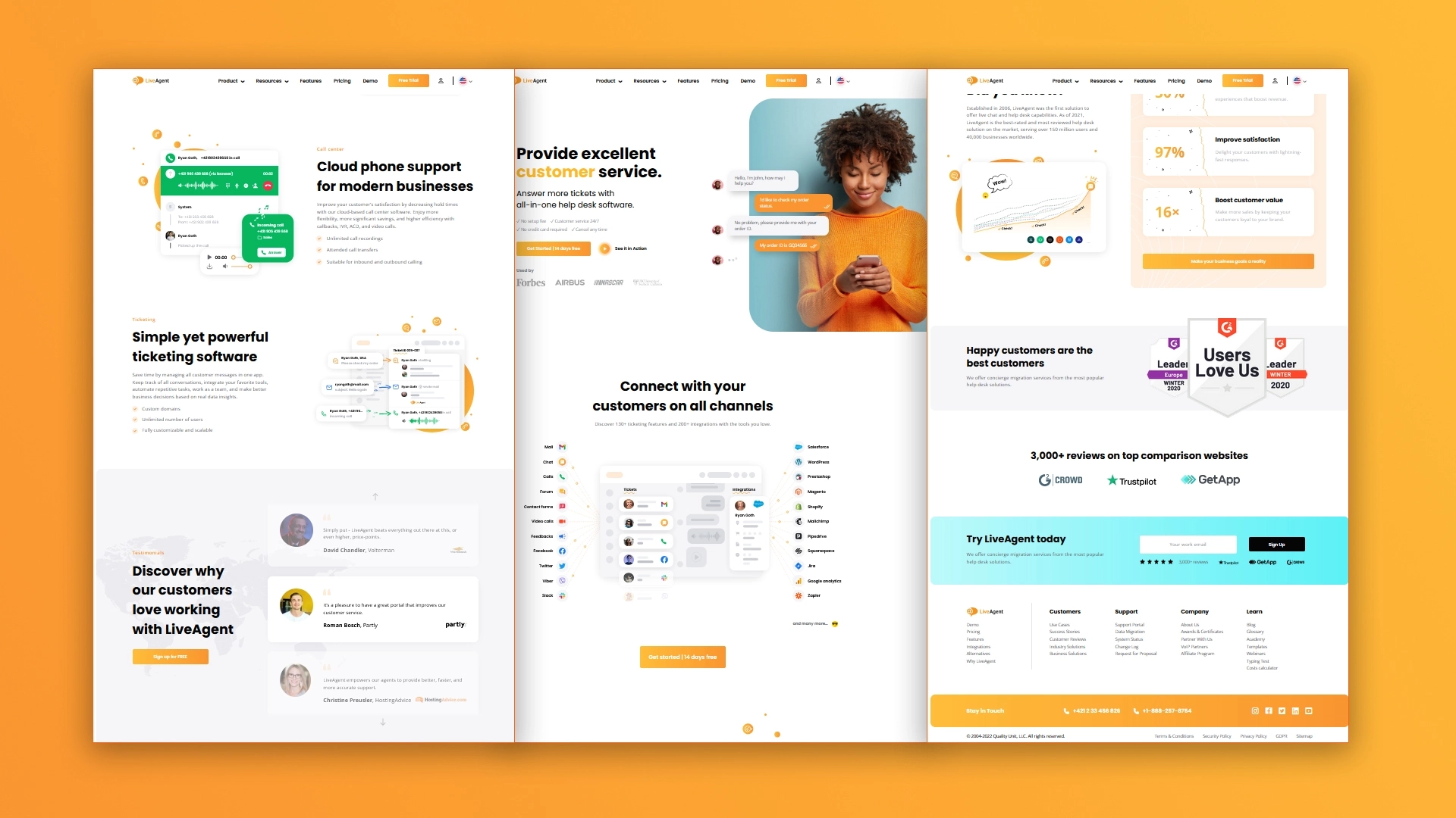 LiveAgent Startseite