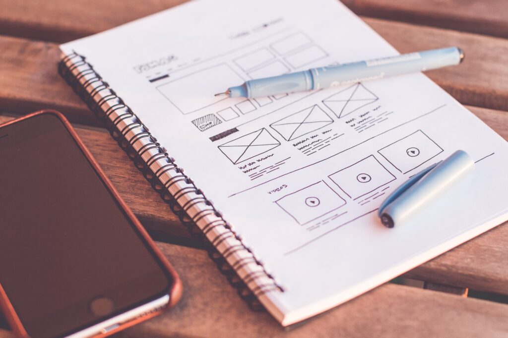 Notizblock mit Design