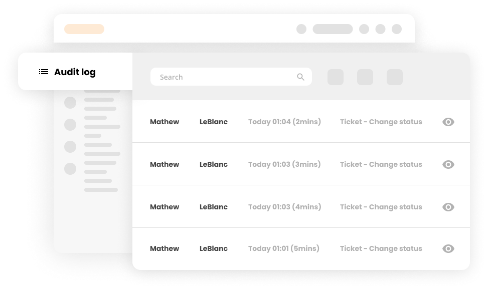Audit-Log-Filter in Help-Desk-Ticketing-Software - LiveAgent