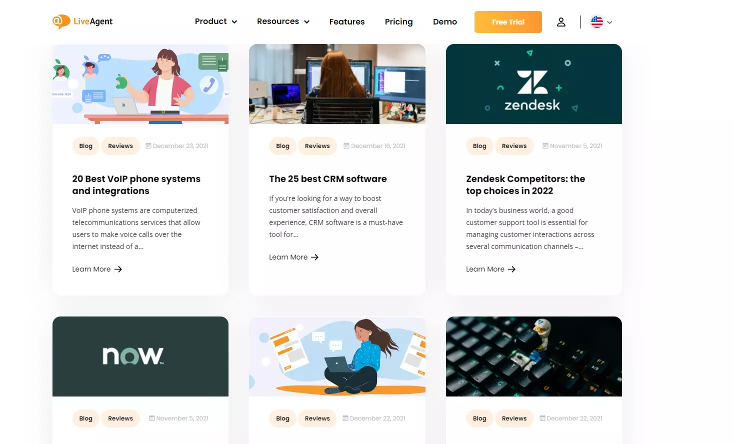 LiveAgent Blog-Beiträge
