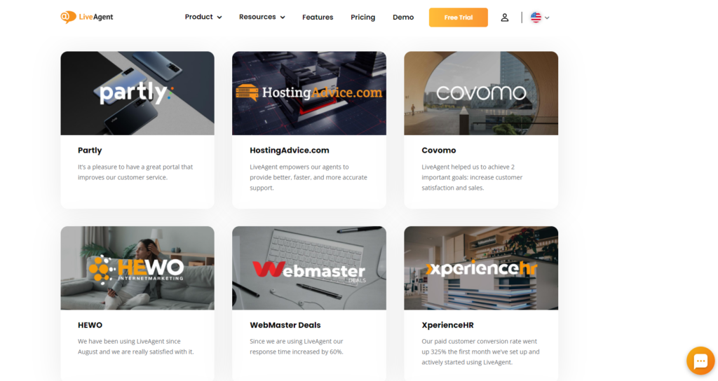 LiveAgent - Testimonials