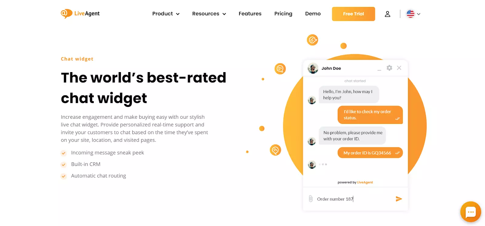 LiveAgent am besten bewerteter Chat