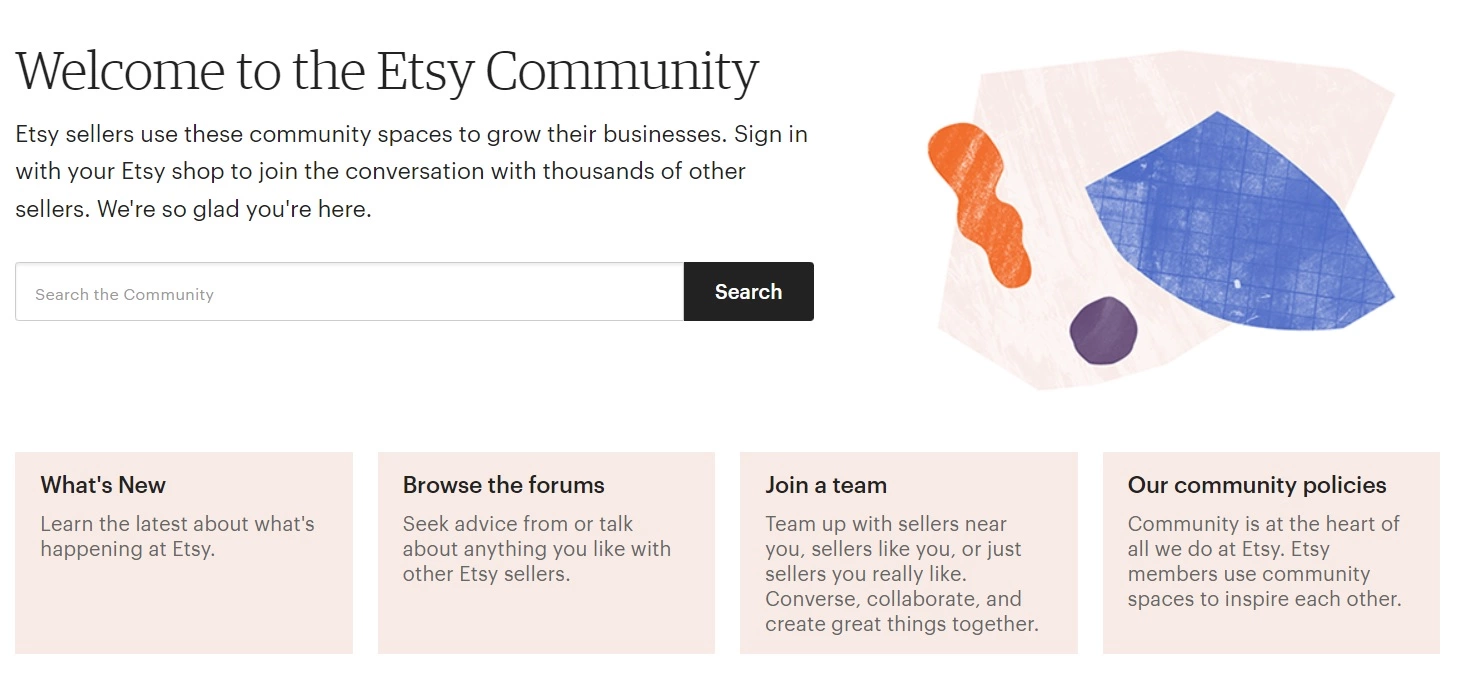 Treten Sie der Etsy-Community bei