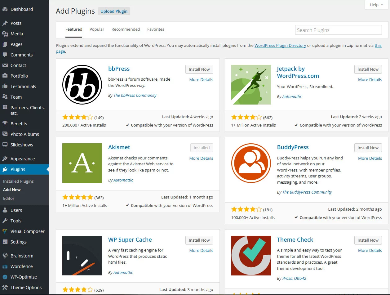 Überprüfen Sie immer die WP-Plugin-Funktionalität