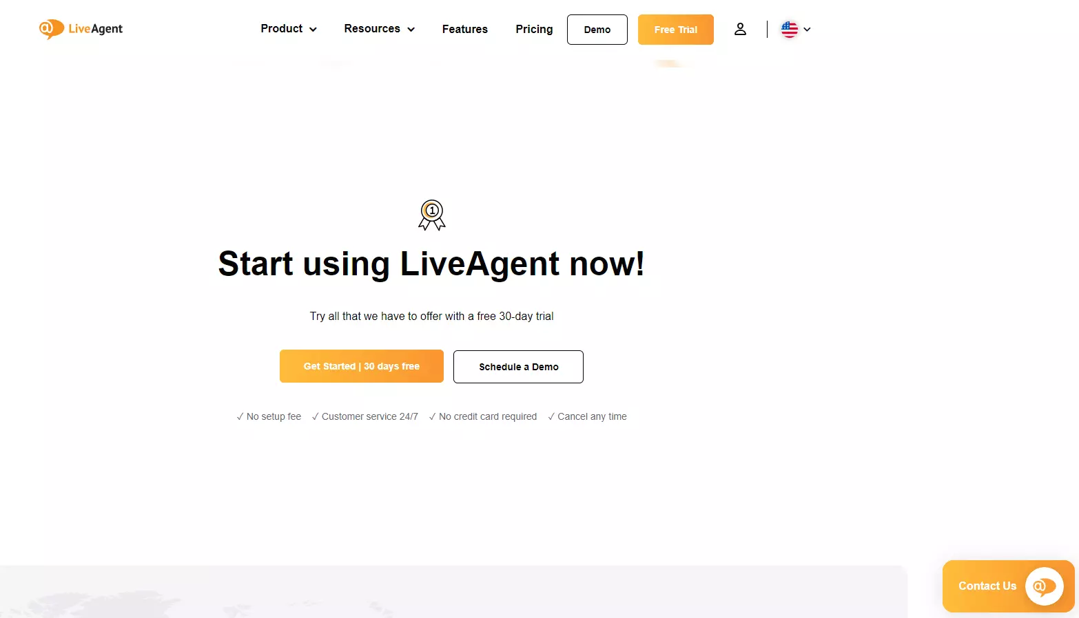 LiveAgent CTA und Live-Chat-Button
