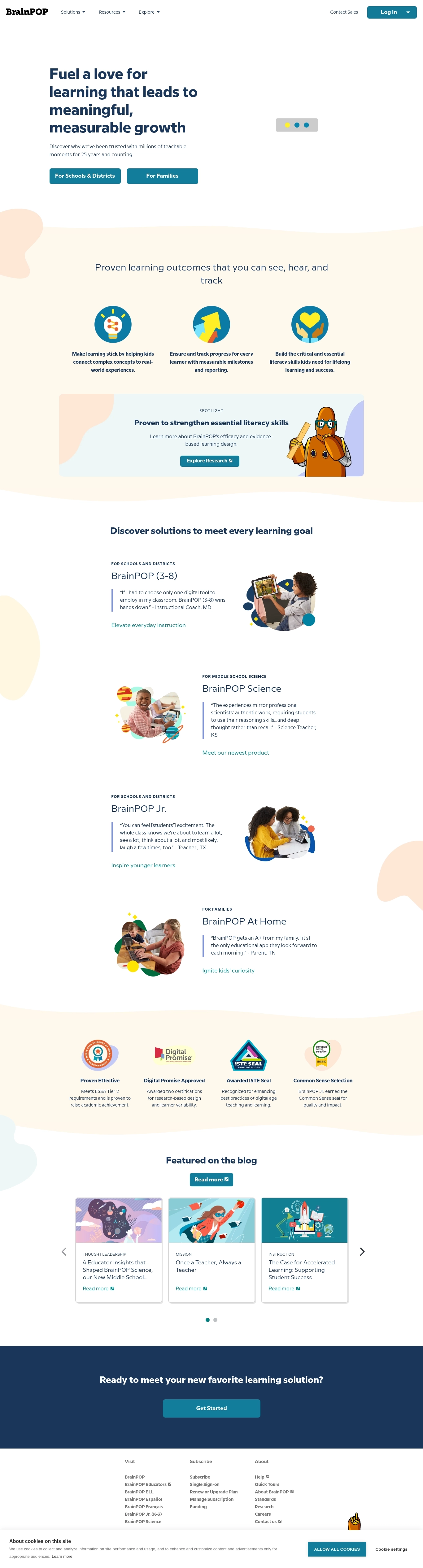 BrainPOP Help Desk Kontakte