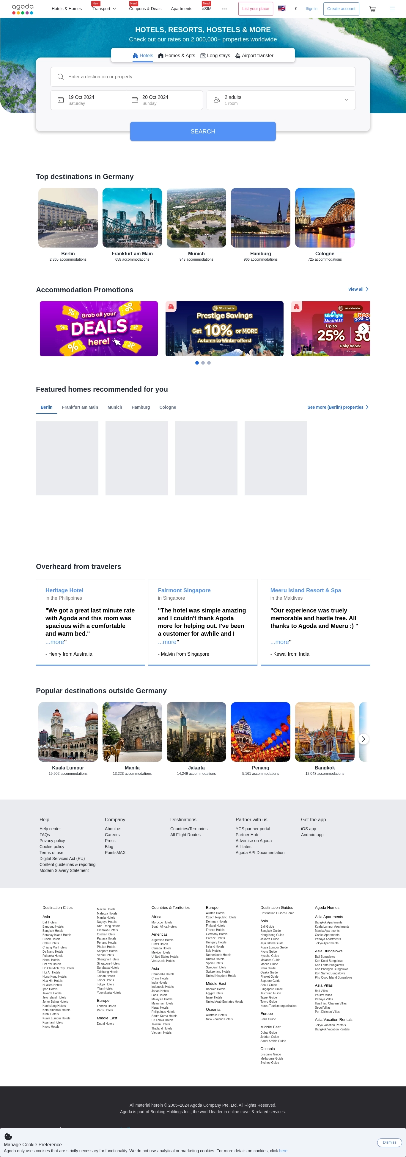 Agoda Helpdesk-Kontakte