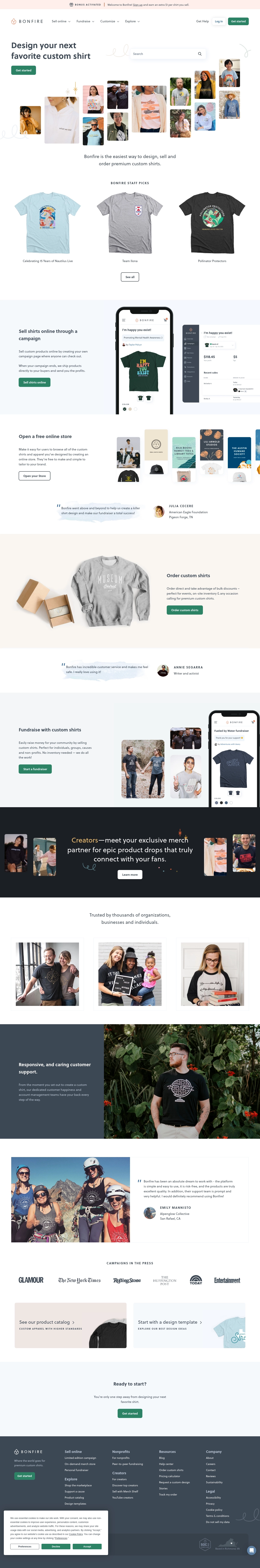 Bonfire Help Desk Kontakte