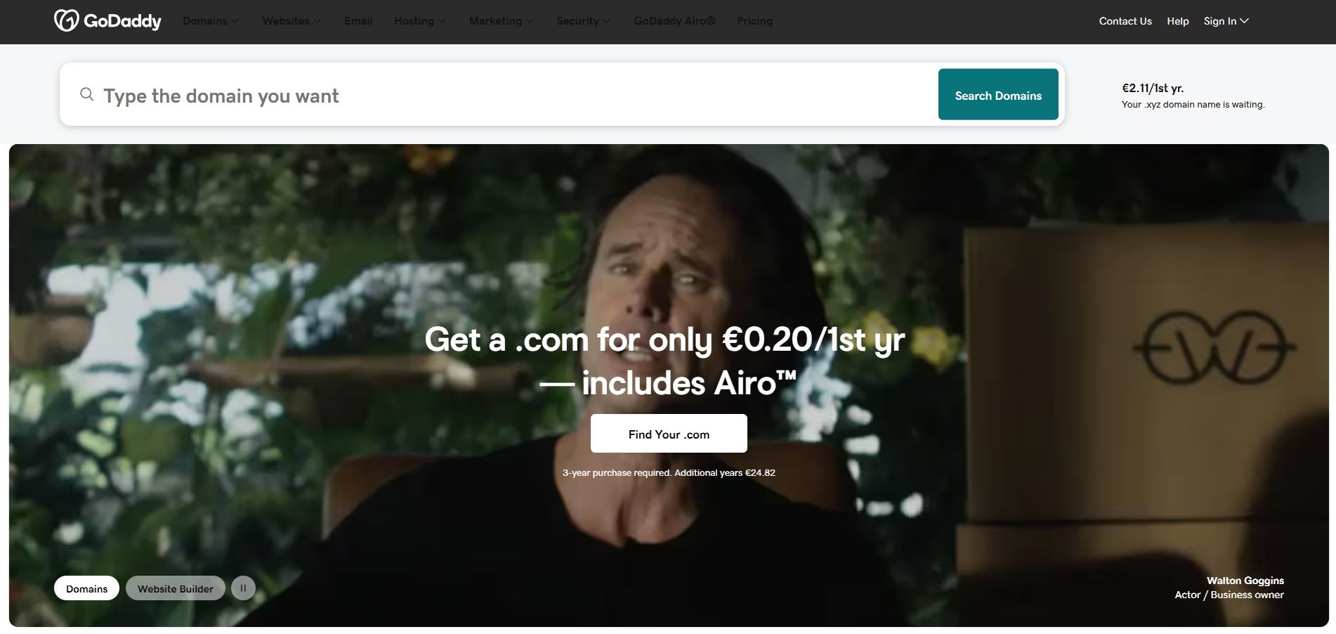 GoDaddy Help Desk Kontakte