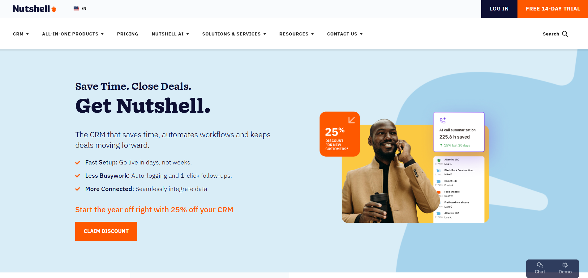 Nutshell Help Desk Kontakte