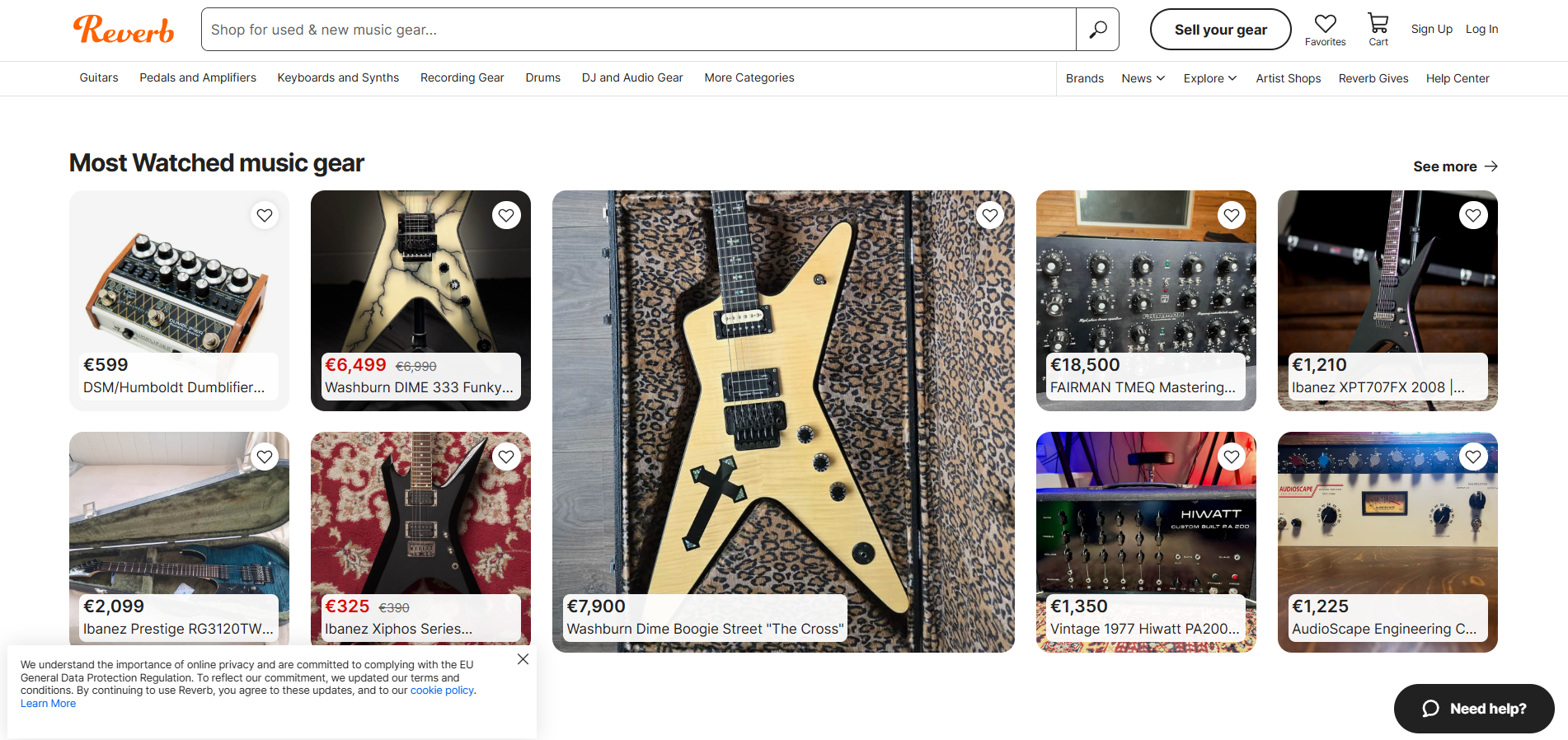 Reverb Help Desk Kontakte