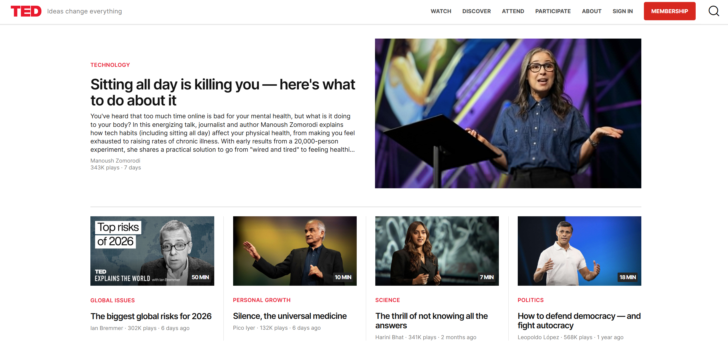 TED Help Desk Kontakte