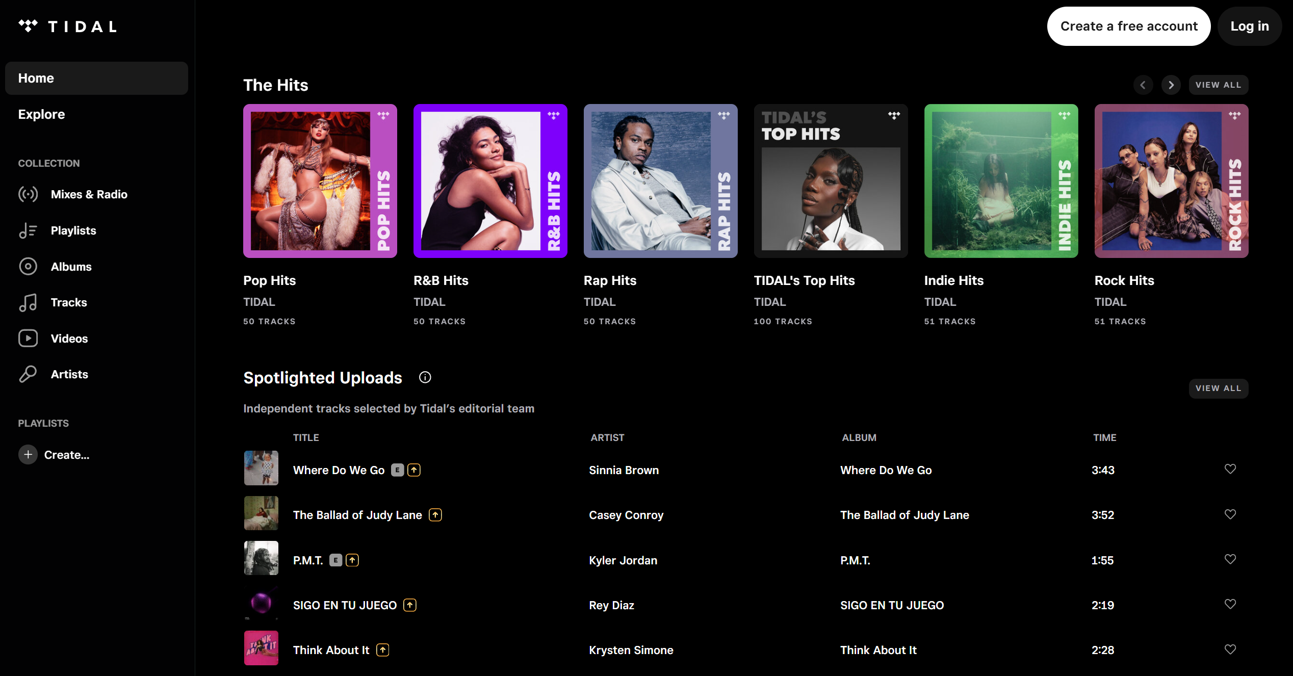 TIDAL Helpdesk-Kontakte