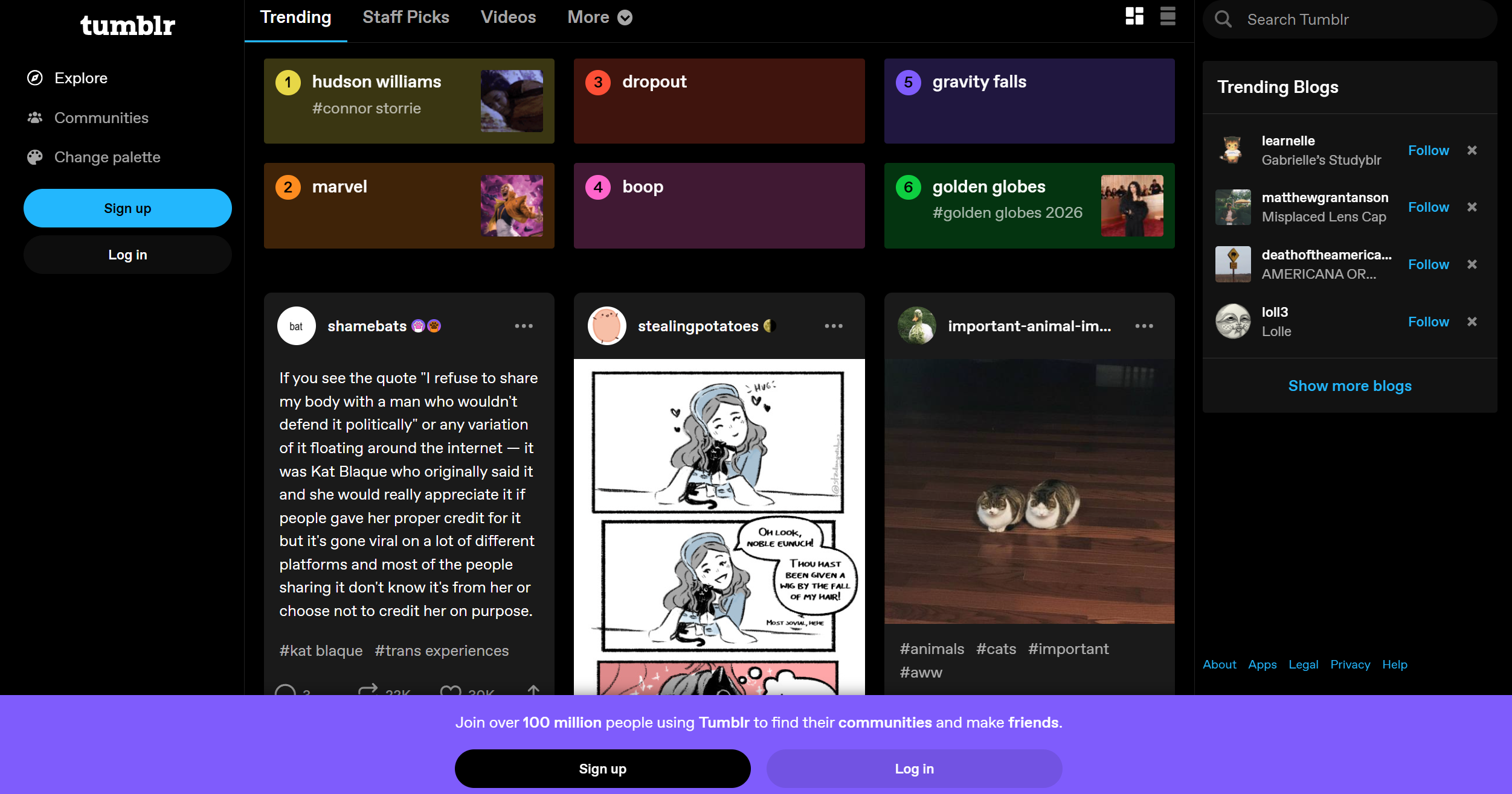 Tumblr Hilfe-Desk-Kontakte