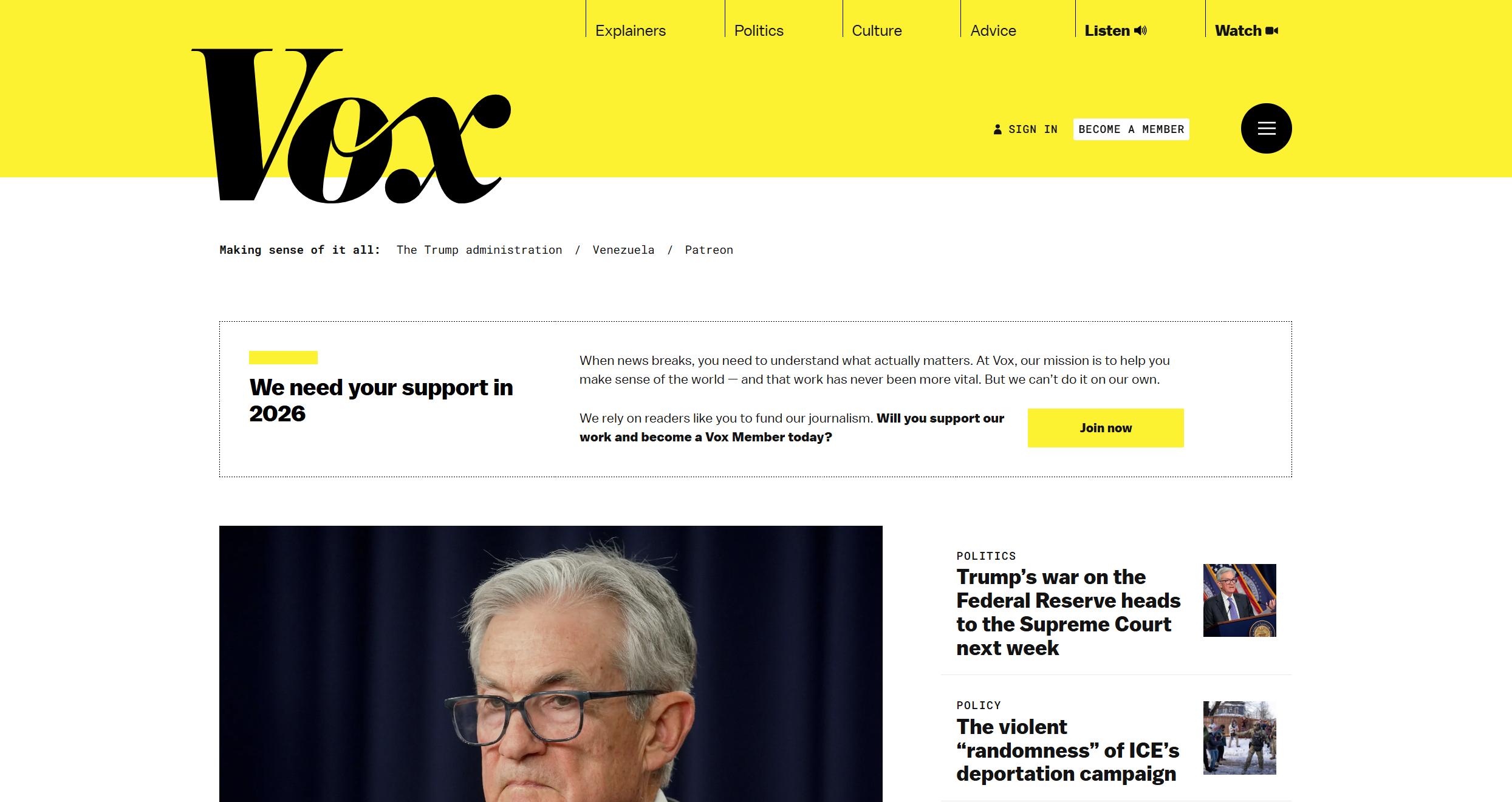 Vox Help Desk Kontakte