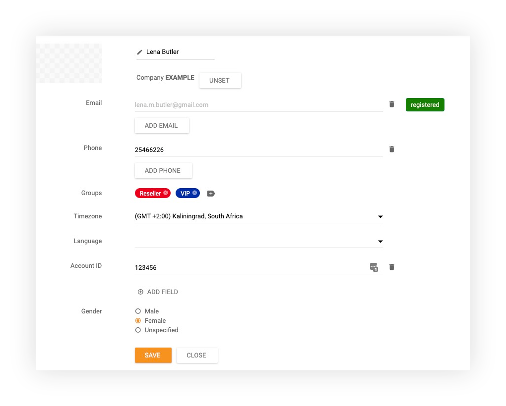 Einen Kontakt in LiveAgent hinzufügen