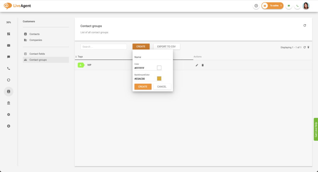 Kontaktgruppe erstellen