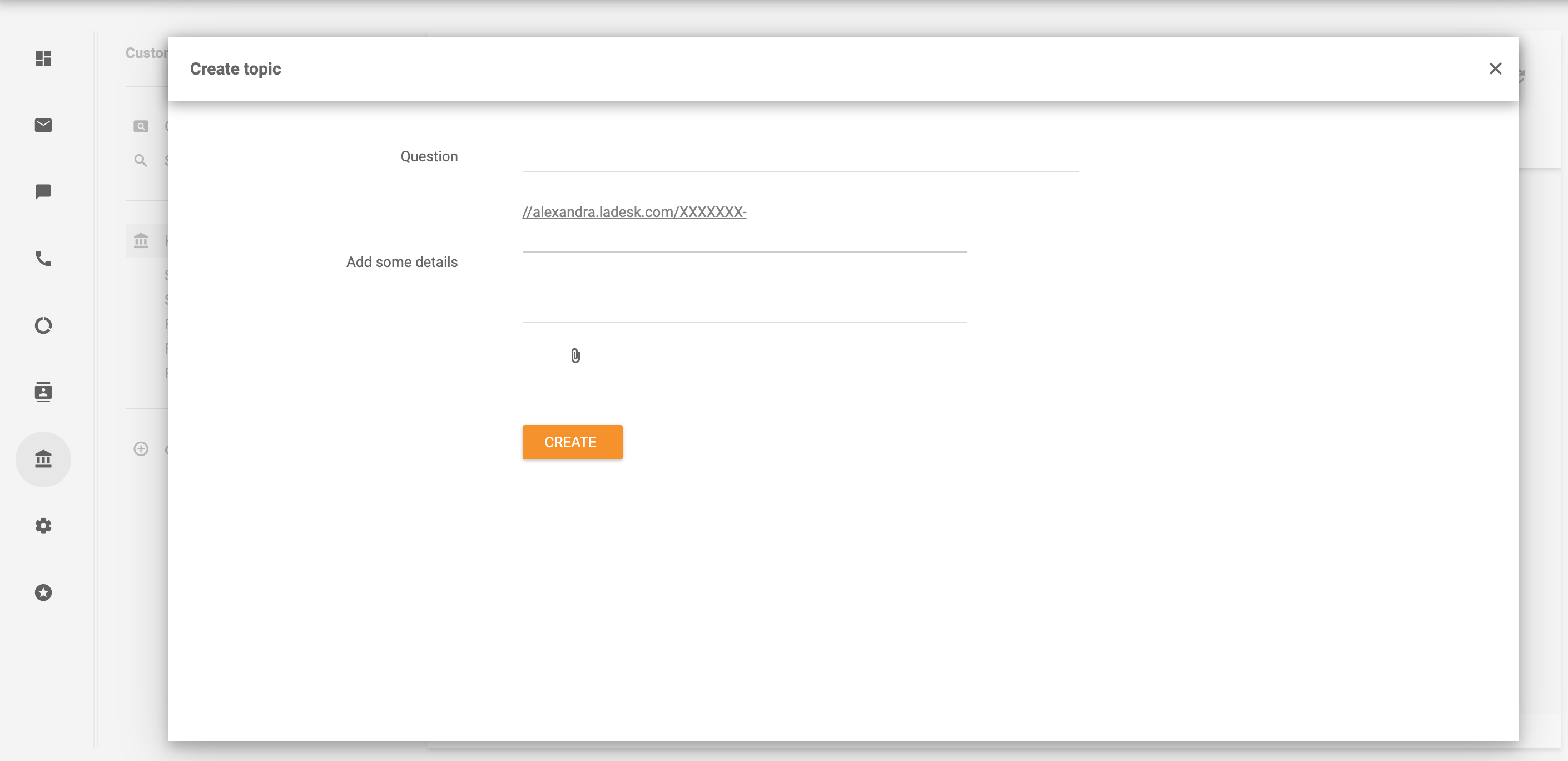 Thema erstellen - LiveAgent